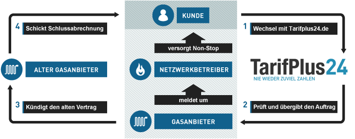 Infografik Gasanbieter Wechsel